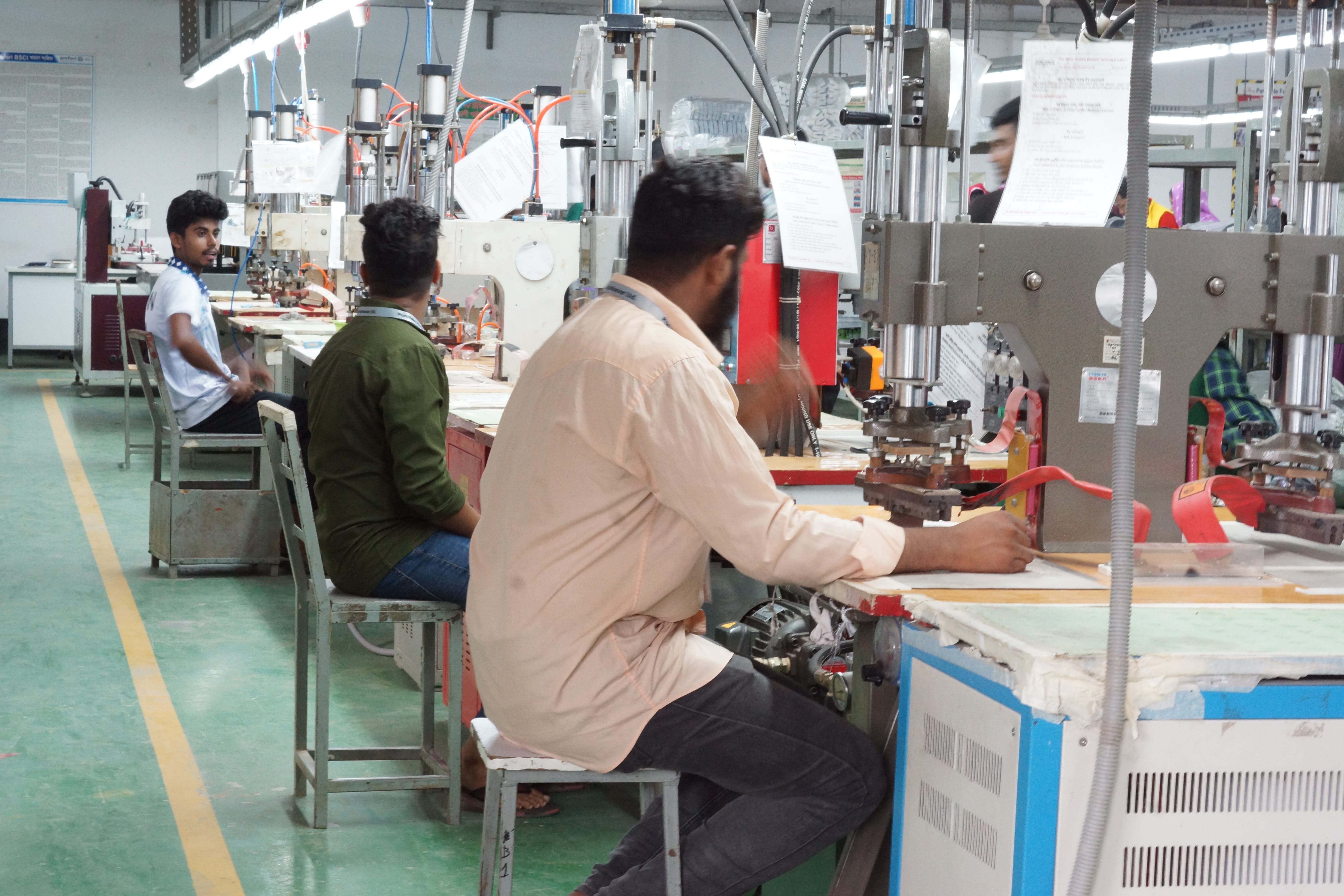Factory workers