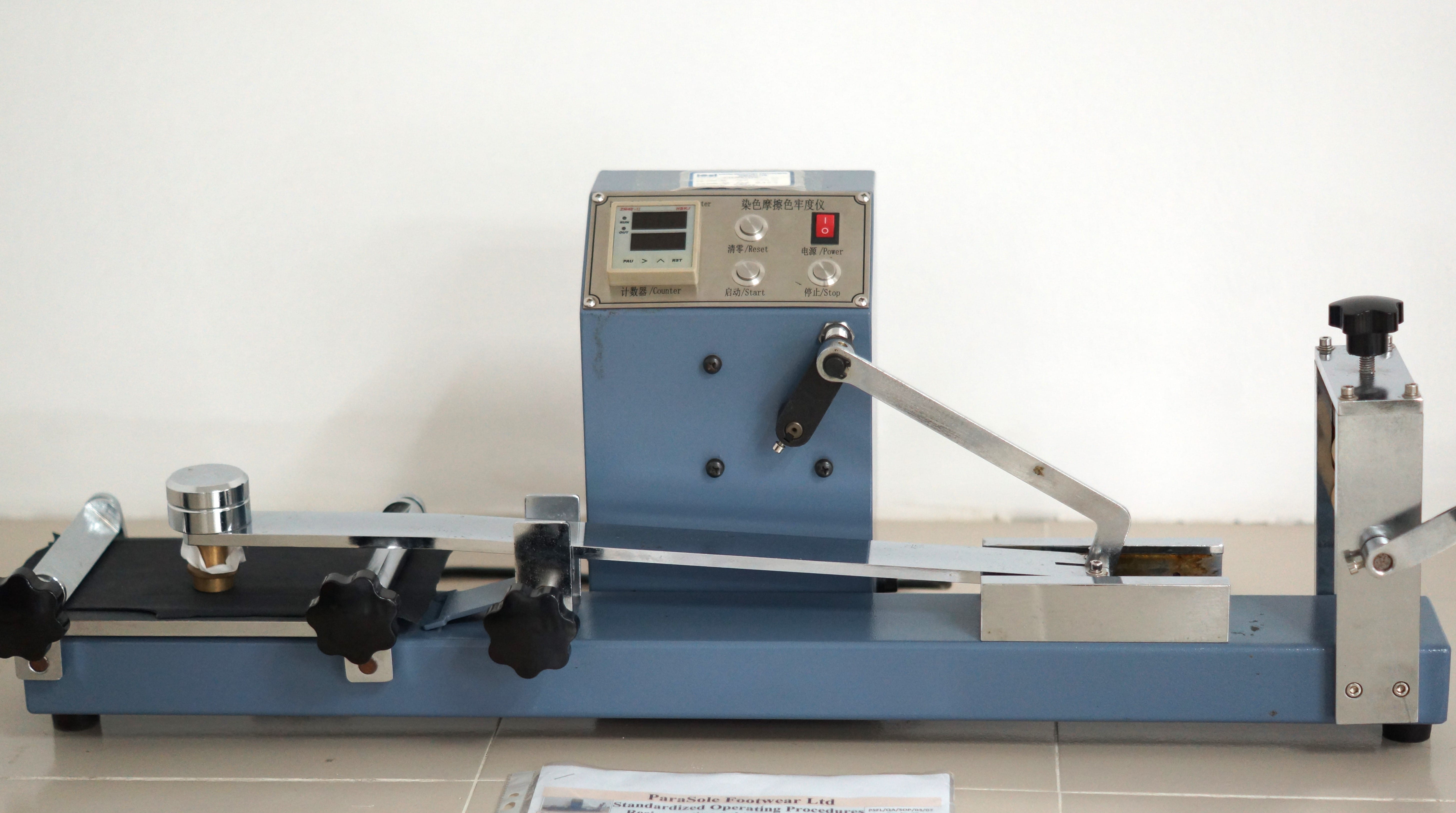 Dye Transfer Tester